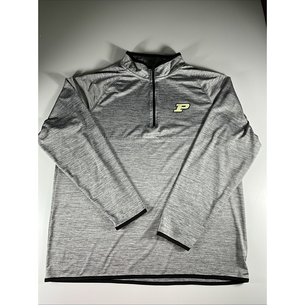 Purdue Boilermakers Colosseum 1/4 Zip Pullover Men's Size XL Grey